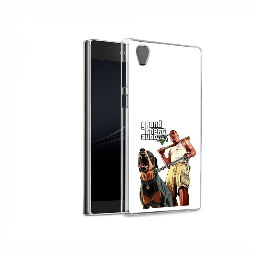 

Чехол MyPads Tocco для Sony Xperia L1 GTA грозная собака (PT66853.250.18), Прозрачный, Tocco