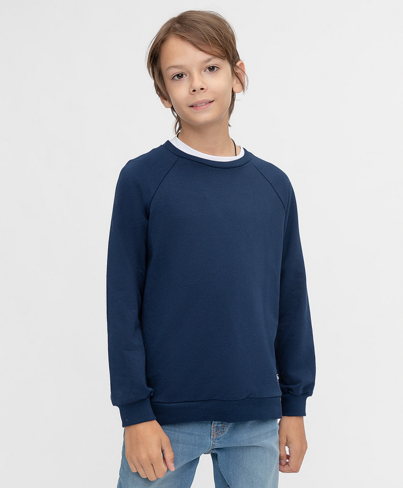 фото Толстовка button blue 221bbbb16011000 цв. синий р. 122