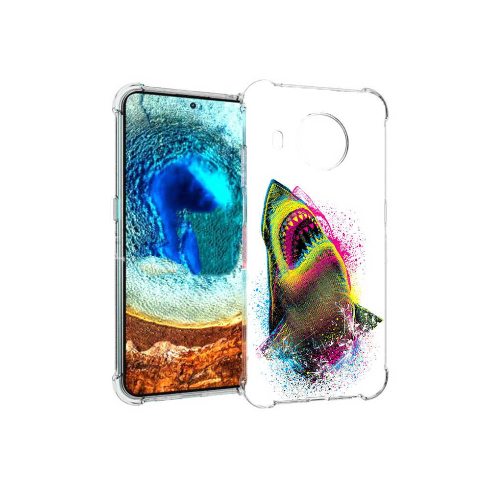 

Чехол MyPads Tocco для Nokia X20 челюсти-2 (PT159436.101.674), Прозрачный, Tocco