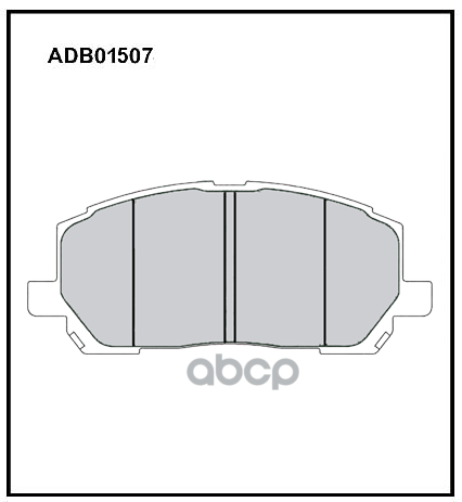 

Тормозные колодки ALLIED NIPPON передние дисковые ADB01507