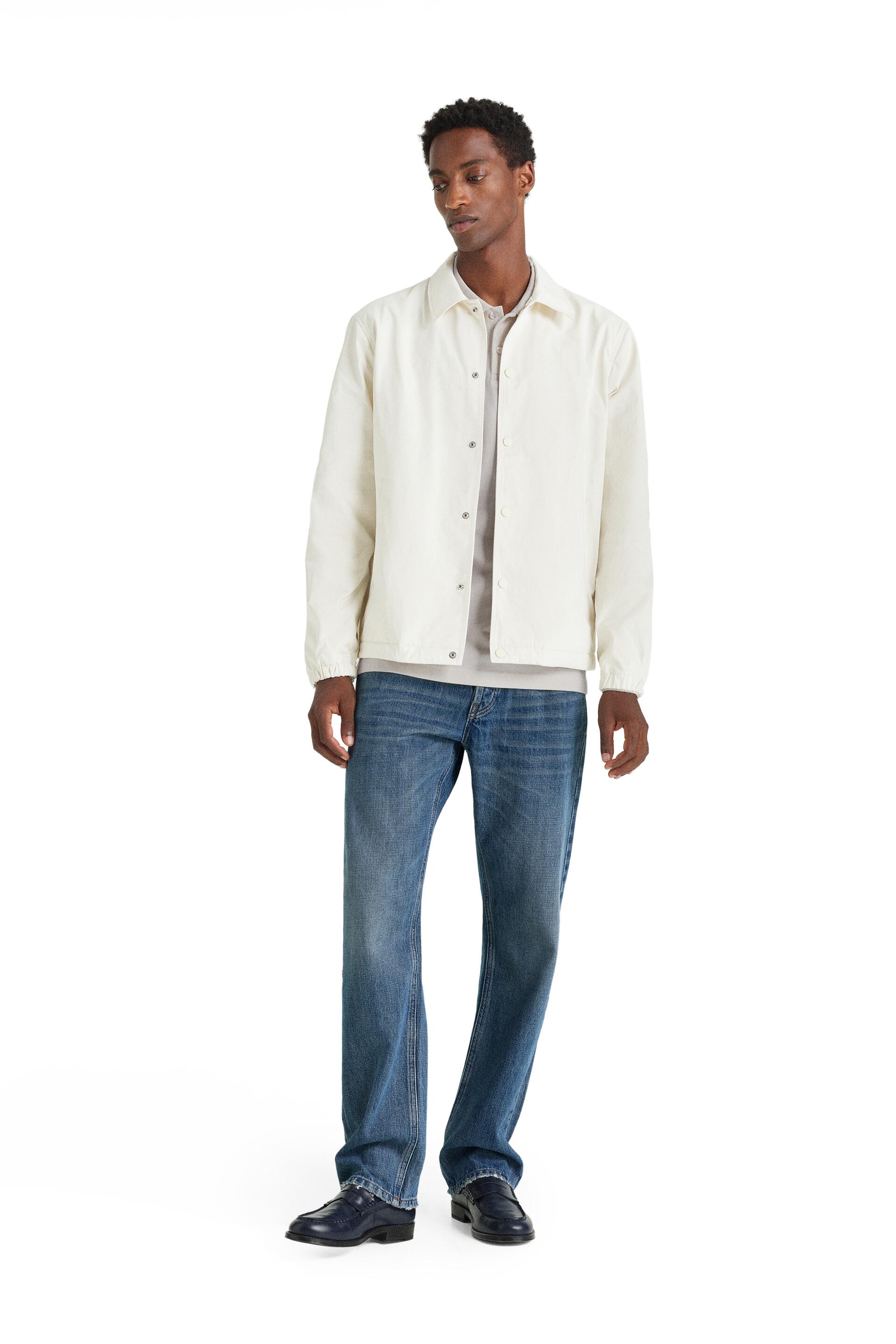 

Ветровка мужская ZARA 03918101 белая S (доставка из-за рубежа), 03918101