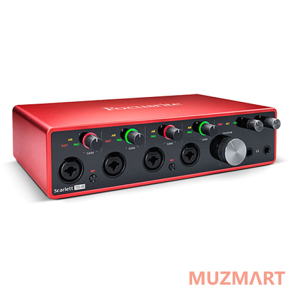 

Focusrite Scarlett 18i8 3rd Gen Звуковая карта, Scarlett 18i8 3rd Gen З