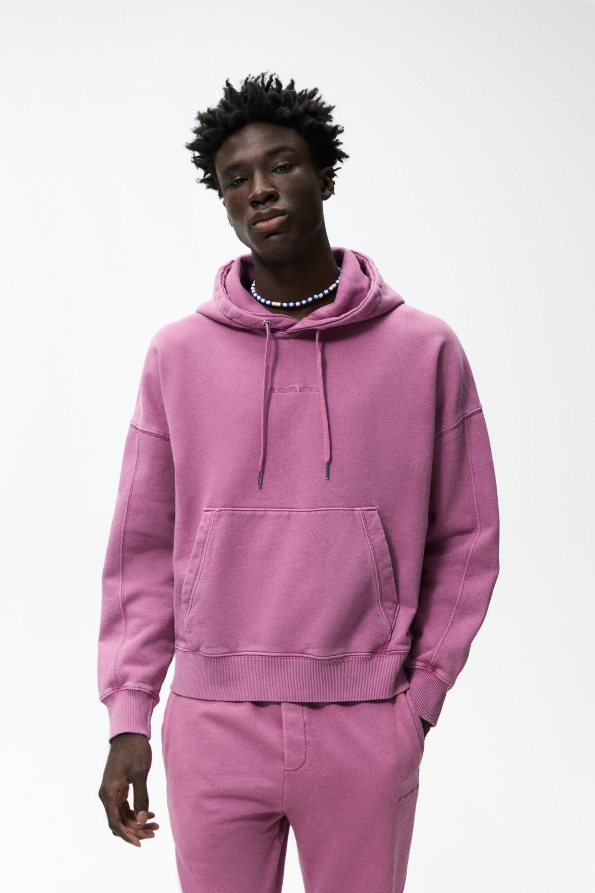 

Худи мужское ZARA 03854331 розовое S (доставка из-за рубежа), 03854331