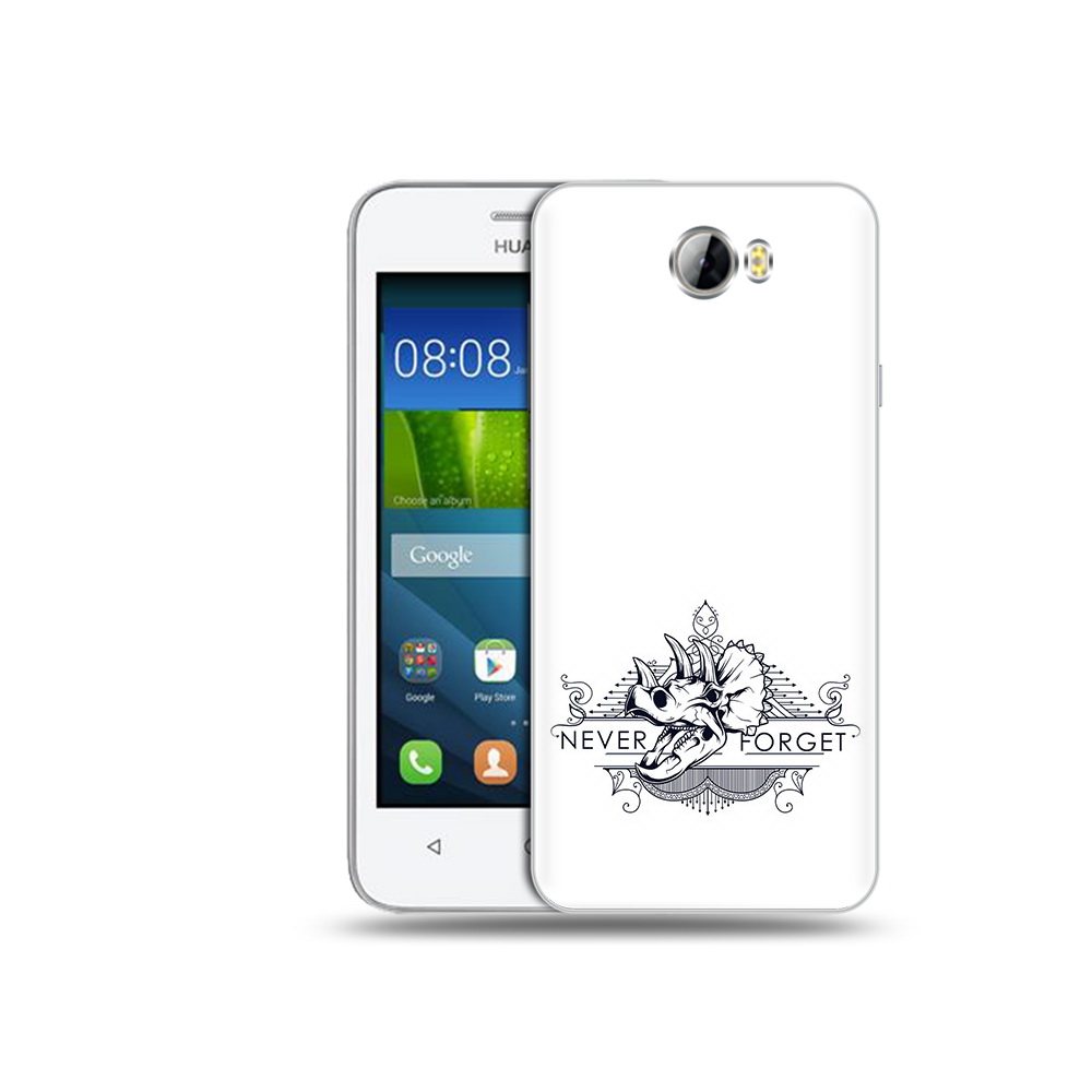 Чехол MyPads Tocco для Huawei Y5 II логотип носорога никогда не забуду (PT27651.44.445)