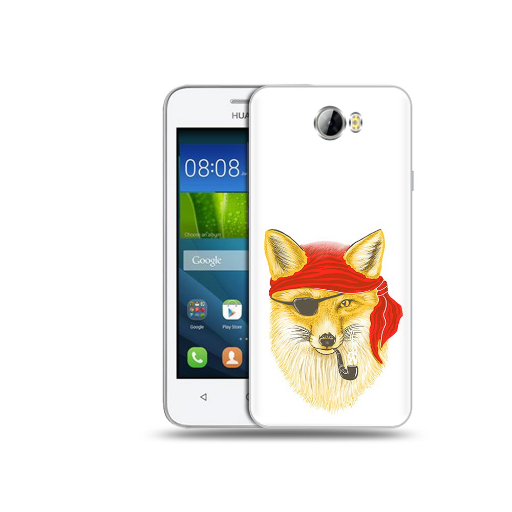 Чехол MyPads Tocco для Huawei Y5 II лиса-пират (PT27651.44.440)