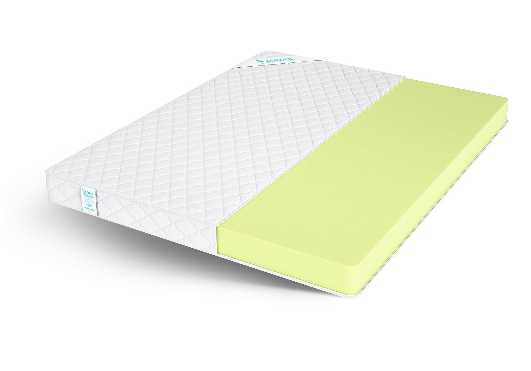 

Матрас Lonax Скрученные Roll Eco 115х205, Белый, Roll Eco