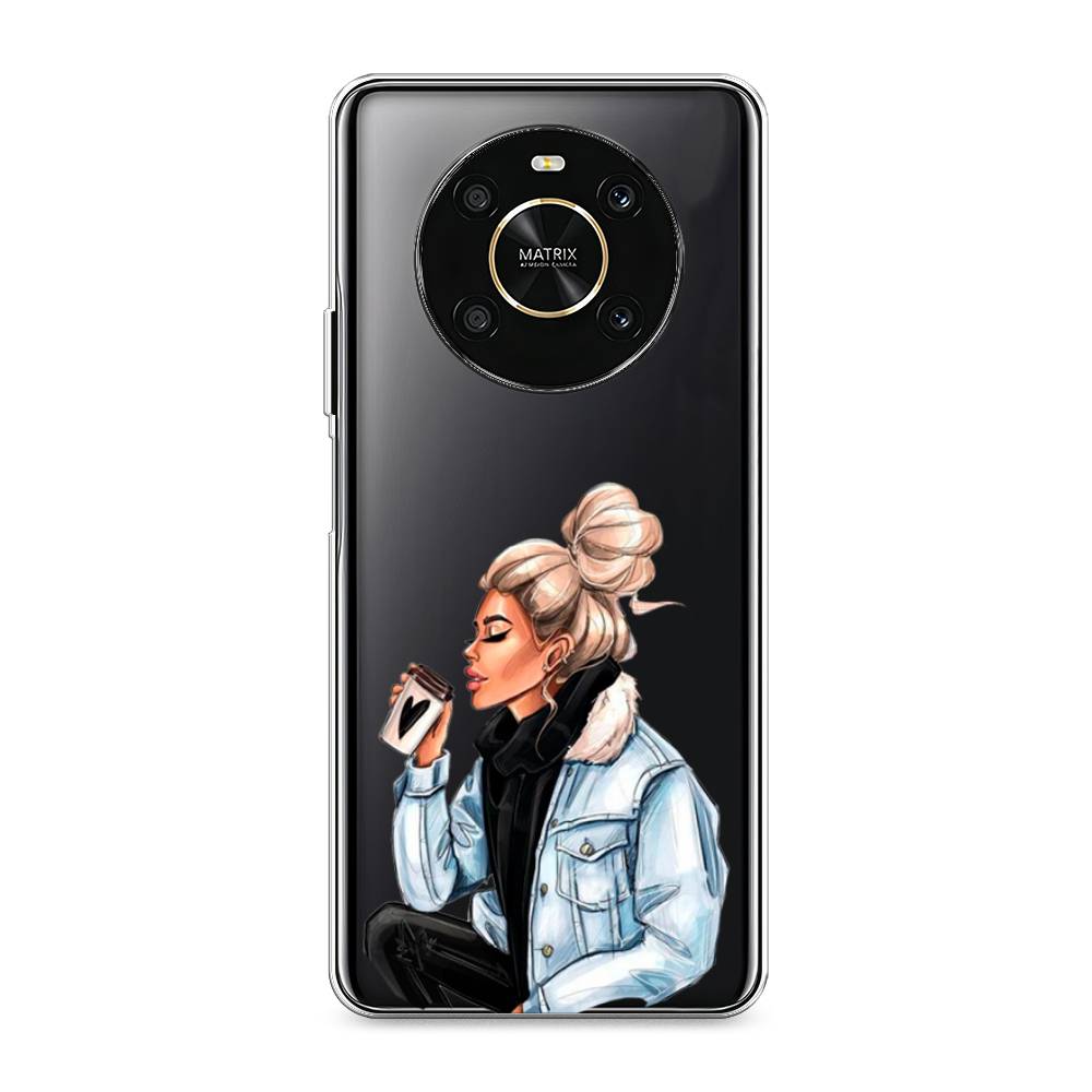 

Чехол Awog на Honor X9 4G/Magic4 Lite 4G "Cute girl", Разноцветный, 6108150-7