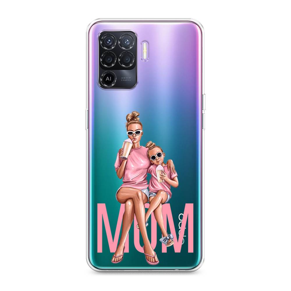 фото Силиконовый чехол "lovely mom" на oppo reno 5 lite awog