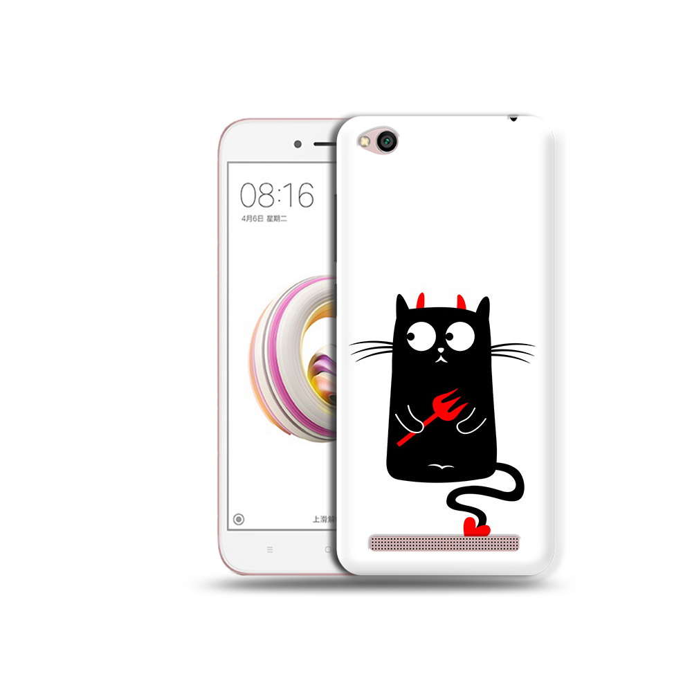 

Чехол MyPads Tocco для Xiaomi Redmi 5A Кот демон (PT227197.319.97), Tocco