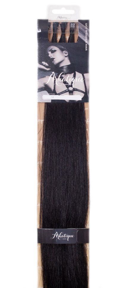 Волосы для наращивания на капсулах 50см Arkatique #1  25 капсул natrol гуарана 200 мг 90 капсул