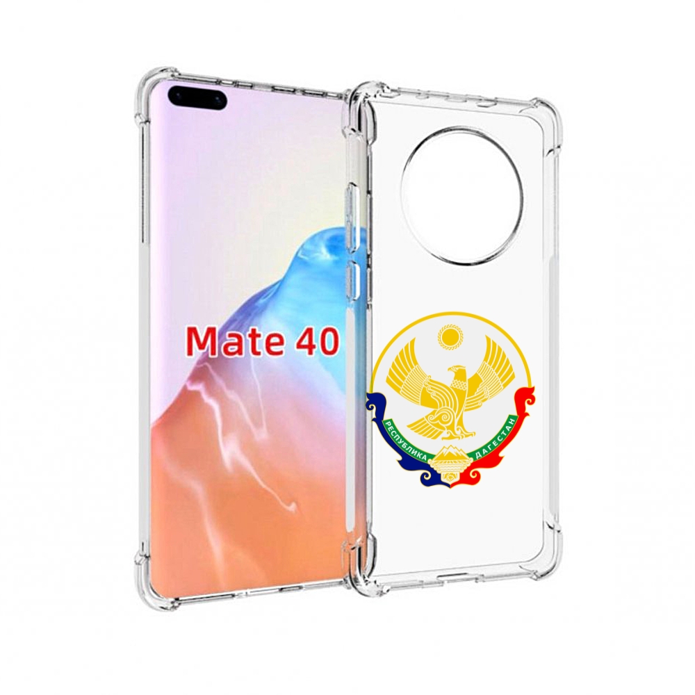 

Чехол MyPads Tocco для Huawei Mate 40 герб-дагестан-махачкала, Прозрачный, Tocco