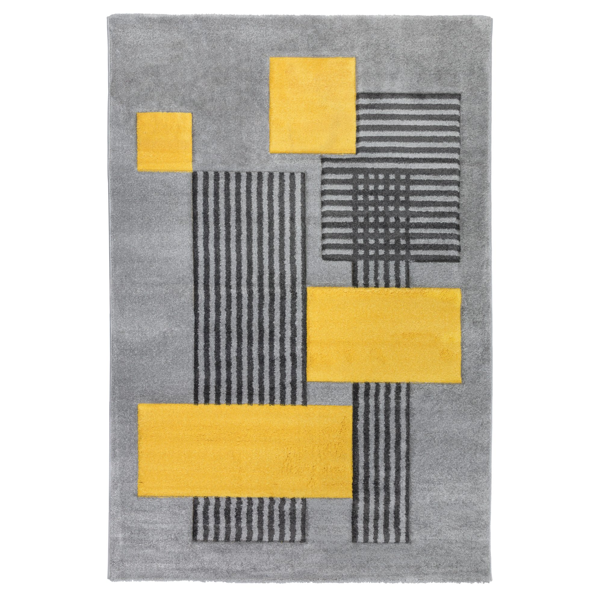 

Ковер REGGI 1.33*1.9 дизайн L262A L.GREY/YELLOW