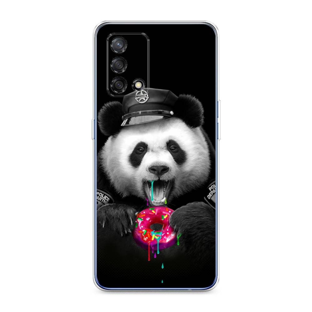 

Чехол Awog на OPPO A74 4G/F19 "Панда police", Разноцветный, 256050-2