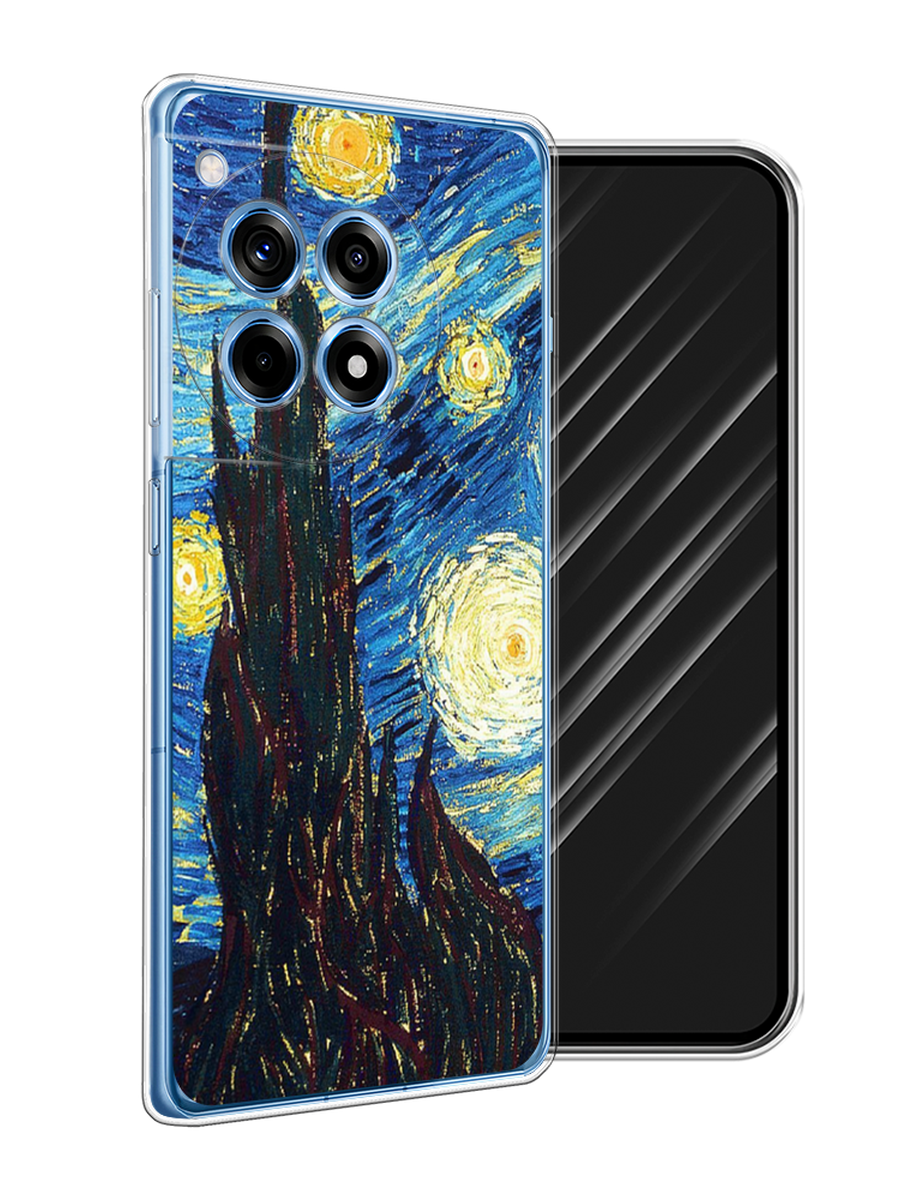 

Чехол Awog на OnePlus 12R "Ван Гог Звездная ночь", Желтый, 154650-1