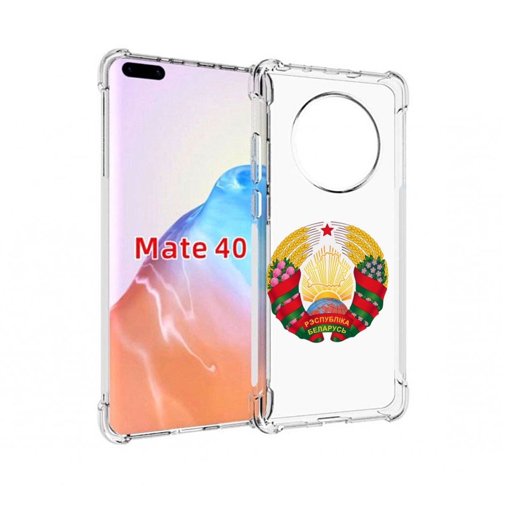 

Чехол MyPads Tocco для Huawei Mate 40 герб-беларуси, Прозрачный, Tocco