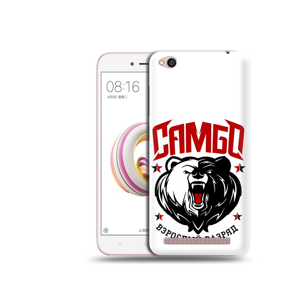 

Чехол MyPads Tocco для Xiaomi Redmi 5A Единоборства Самбо медведь (PT227197.319.75), Tocco