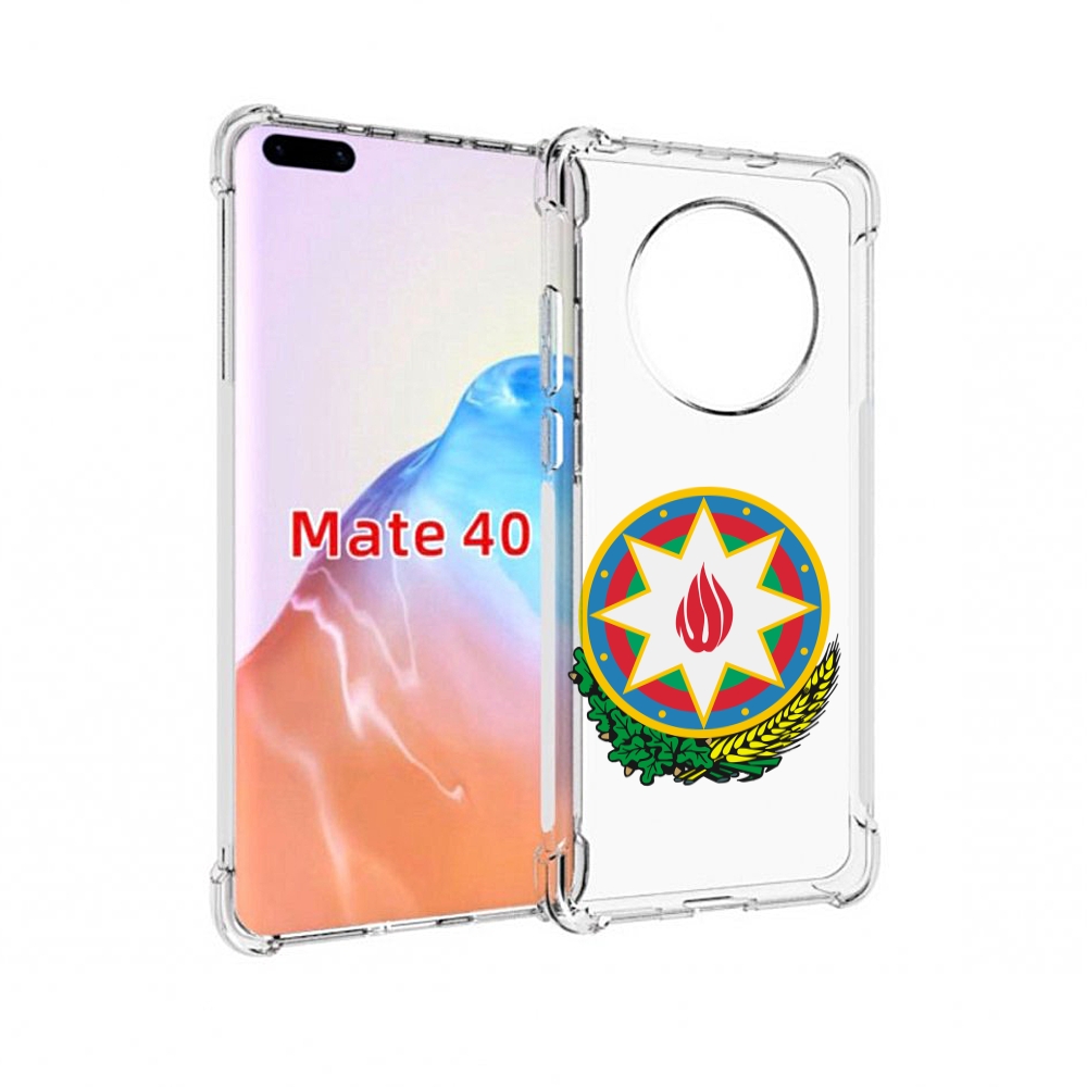 

Чехол MyPads Tocco для Huawei Mate 40 герб-азербаиджан-2, Прозрачный, Tocco
