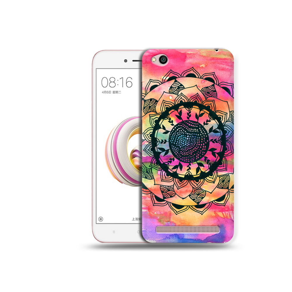 

Чехол MyPads Tocco для Xiaomi Redmi 5A яркая абстракция круглый цветок (PT227197.319.704), Прозрачный, Tocco