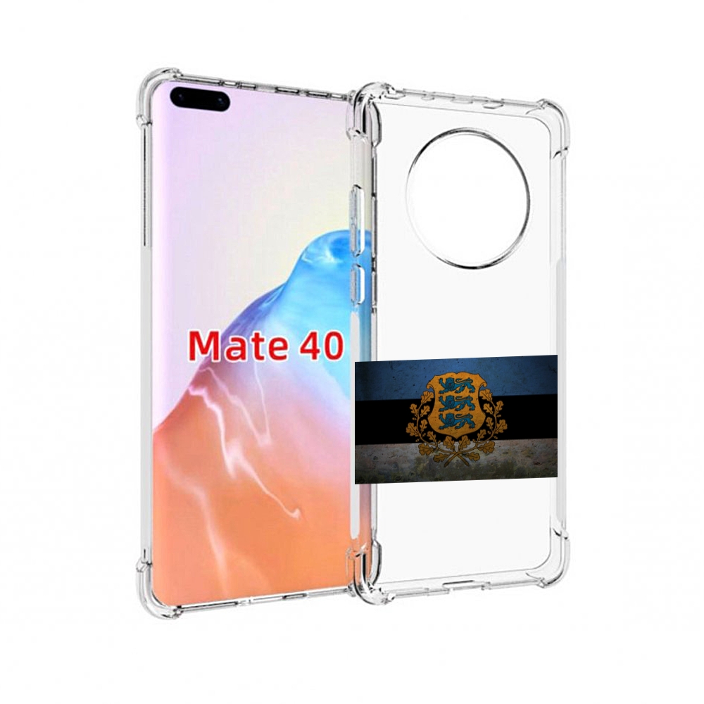 

Чехол MyPads Tocco для Huawei Mate 40 герб флаг эстонии-1, Прозрачный, Tocco
