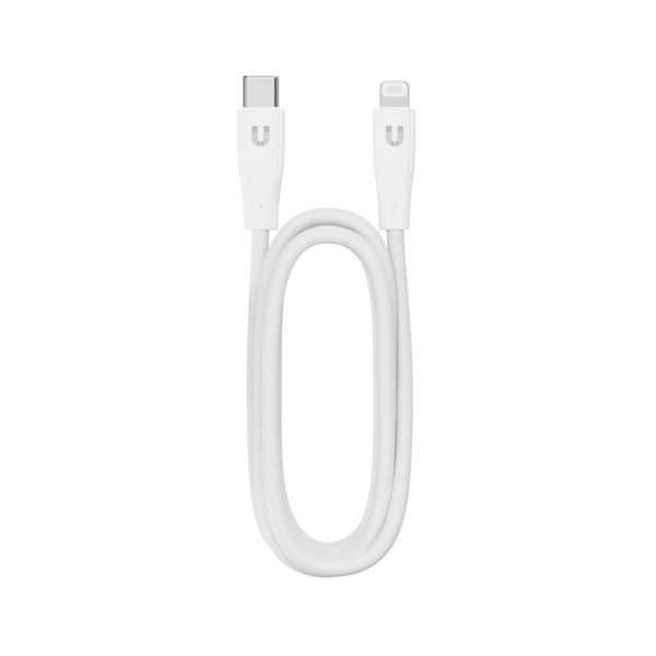 фото Кабель uzay, lightning (m)-usb type-c (m), 3a, 1.2 м, белый [uz-12cl-c1809-5-wh] nobrand