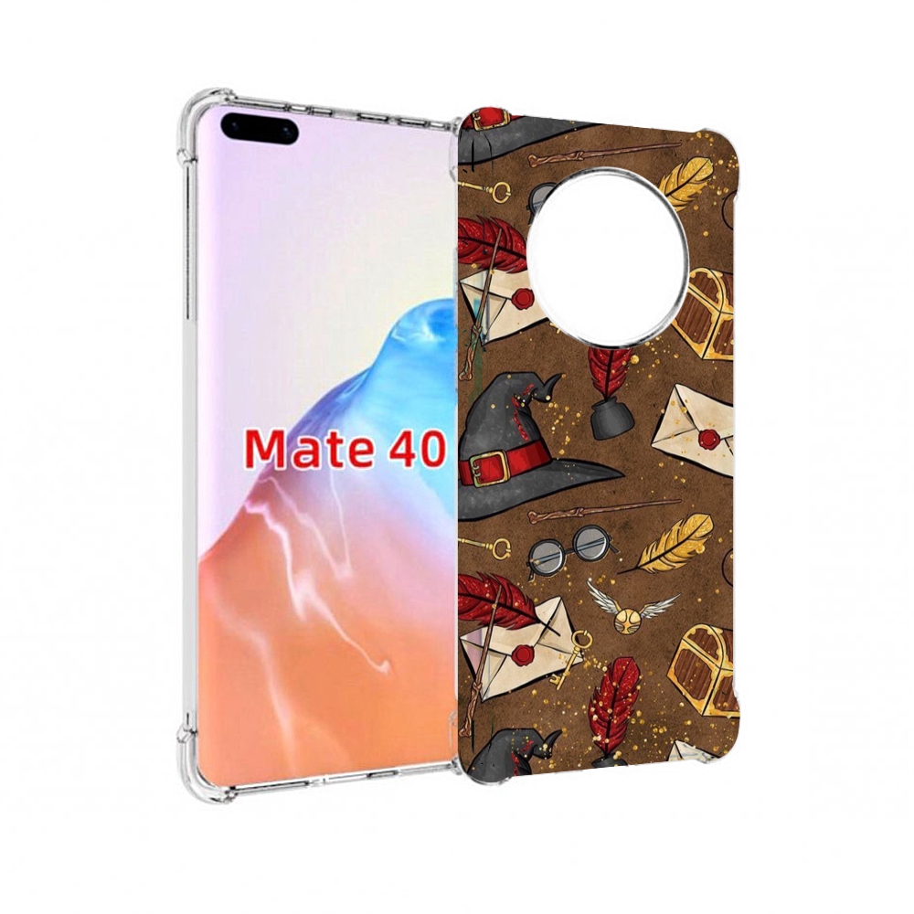 

Чехол MyPads Tocco для Huawei Mate 40 гарри-поттер-вайб, Прозрачный, Tocco
