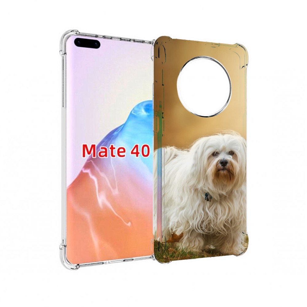 

Чехол MyPads Tocco для Huawei Mate 40 гаванскии бишон, Прозрачный, Tocco