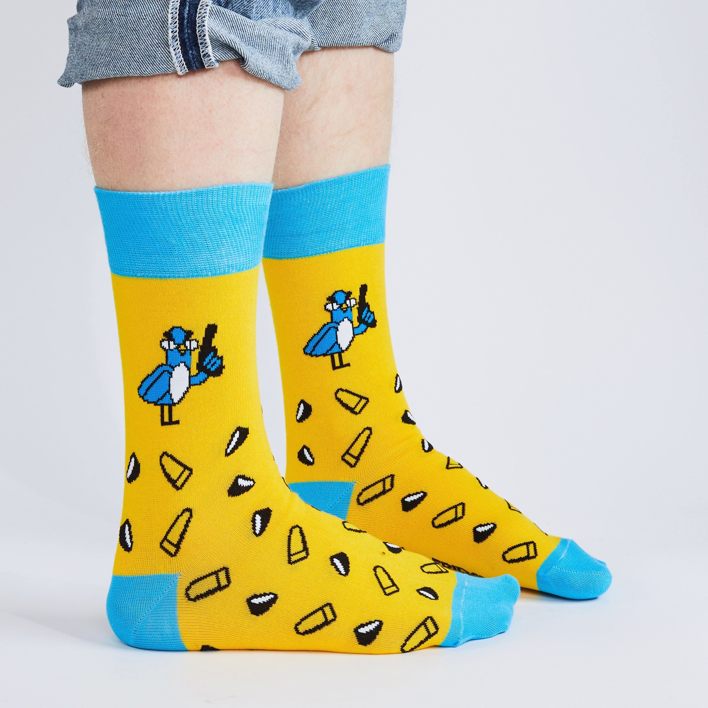 

Носки унисекс St. Friday Socks 23222-1164-08-03-19-02 голубой/желтый 38-41, 23222-1164-08-03-19-02