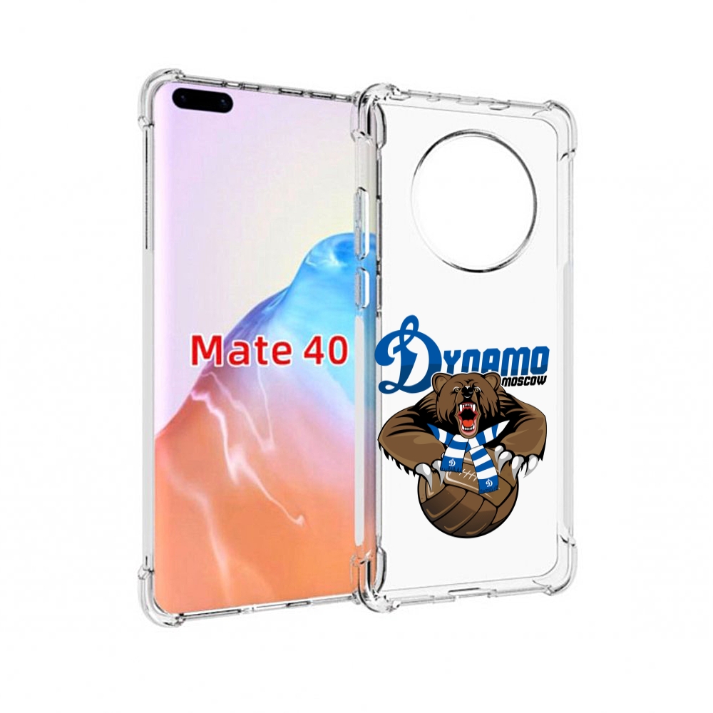 

Чехол MyPads Tocco для Huawei Mate 40 ФК Динамо медведь, Прозрачный, Tocco