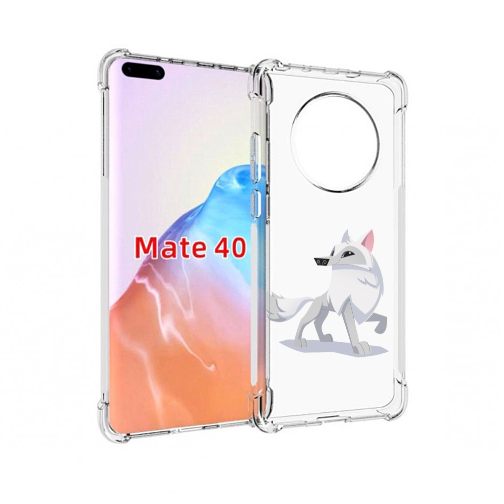 

Чехол MyPads Tocco для Huawei Mate 40 волчок-серый, Прозрачный, Tocco