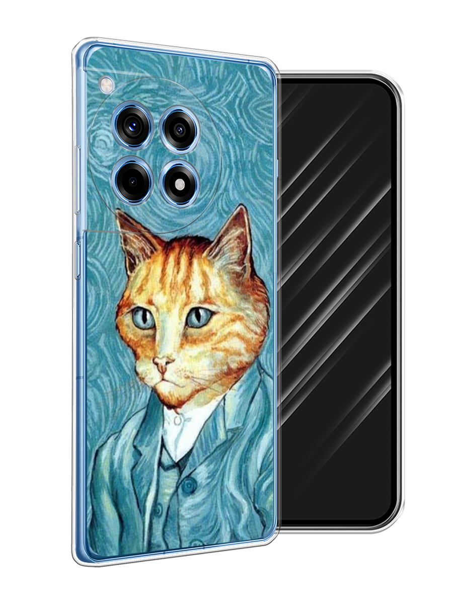 

Чехол Awog на OnePlus 12R "Кот Ван Гог", Голубой;коричневый, 154650-1