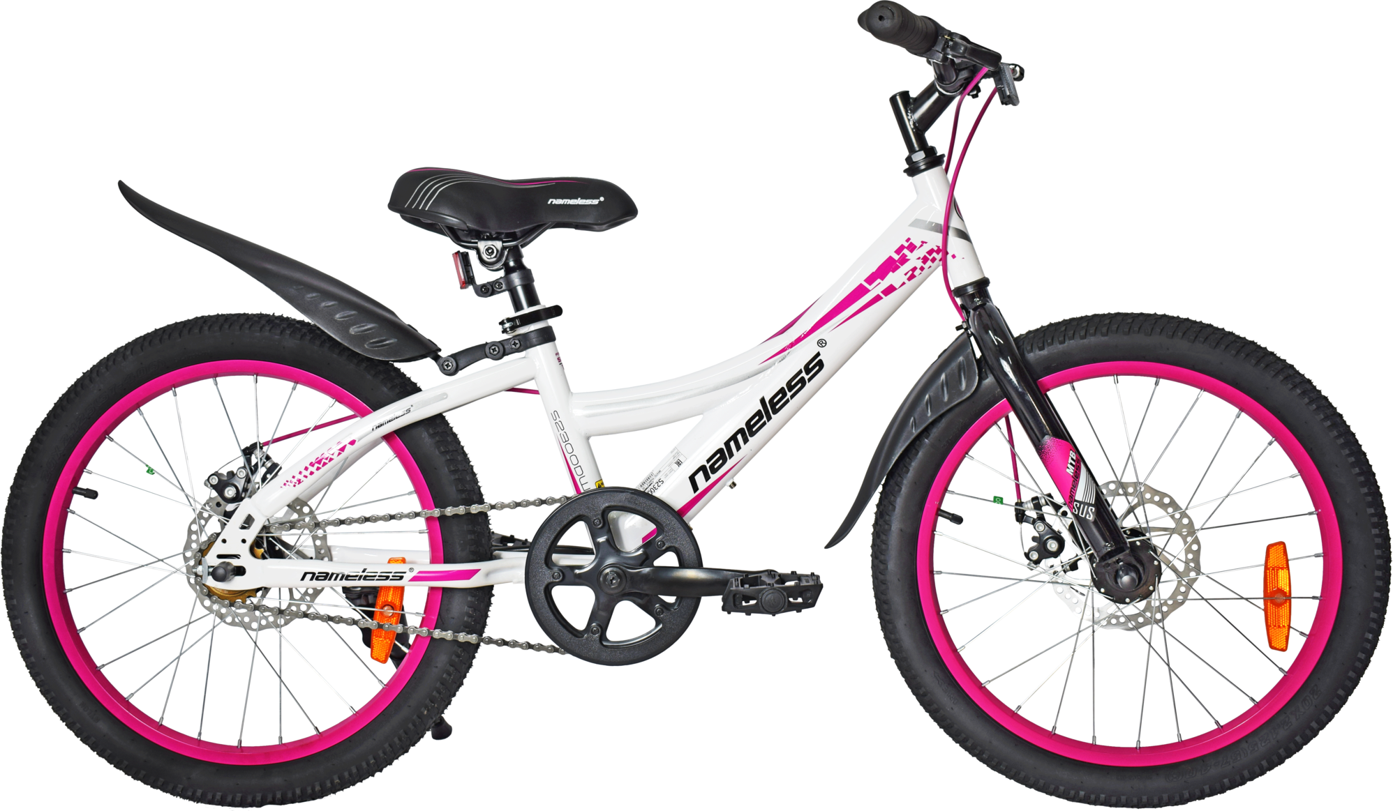 Велосипед 20 Nameless S2300dw белыйфиолетовый 11 S2300dw-wtpr-1121 1677300₽