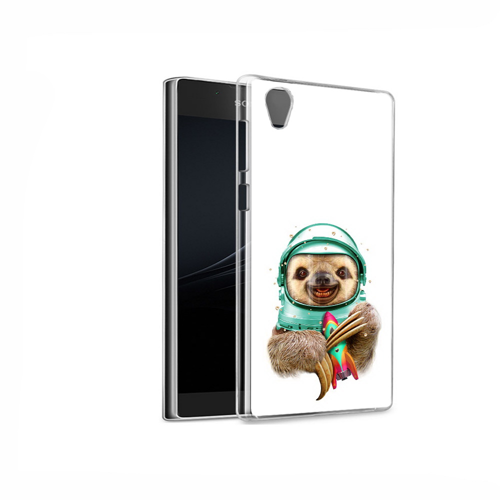 

Чехол MyPads Tocco для Sony Xperia L1 Ленивец астронавт (PT66853.250.104), Прозрачный, Tocco