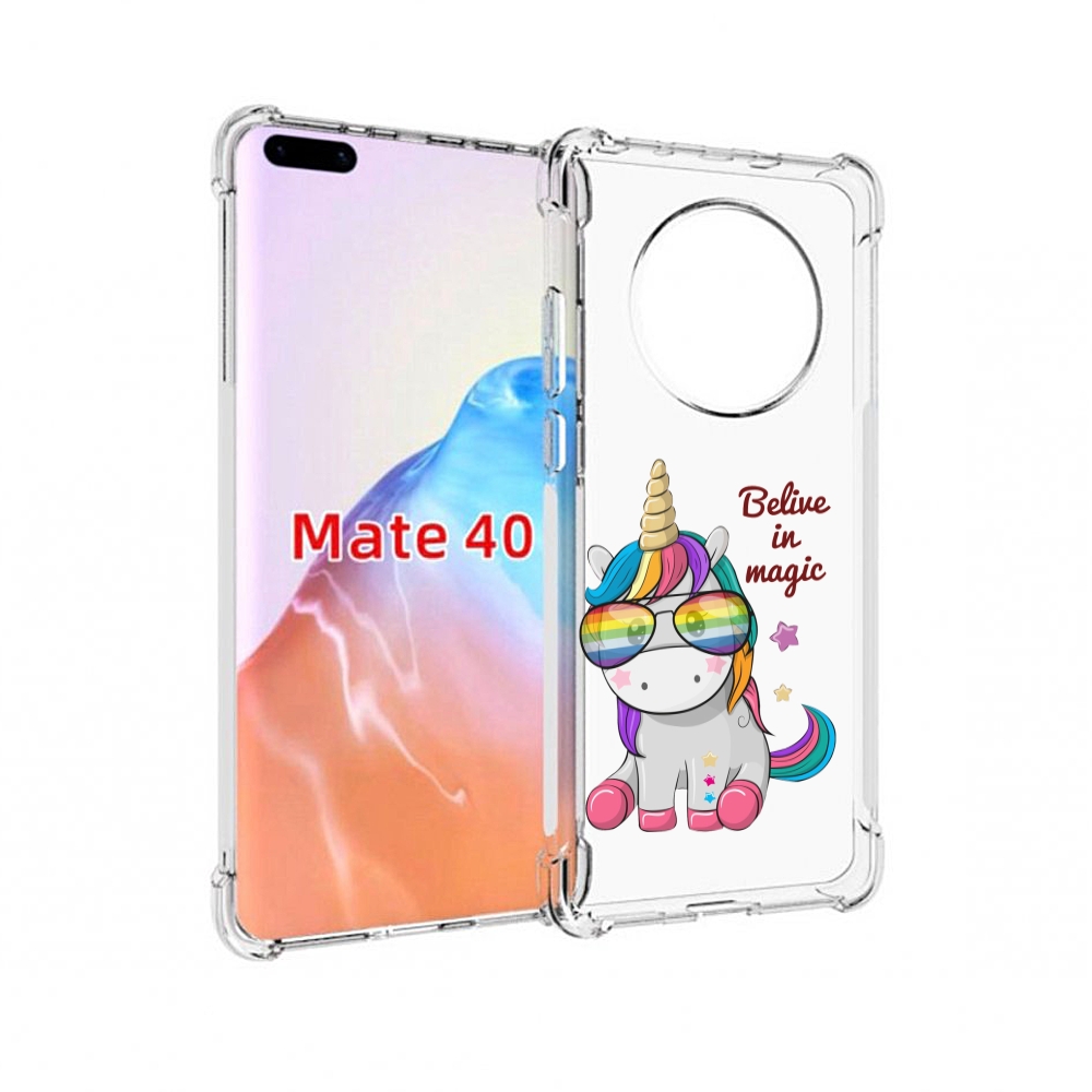 

Чехол MyPads Tocco для Huawei Mate 40 верю-в-магию детский, Прозрачный, Tocco