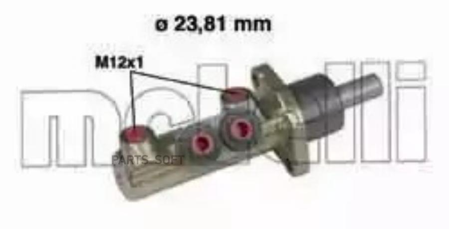 

METELLI 05-0311 Главный тормозной цилиндр [23.81mm]