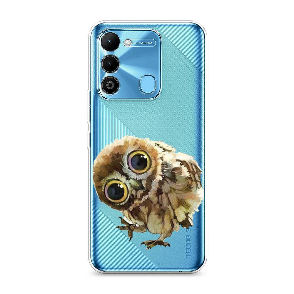 

Чехол Awog на Tecno Spark 9 / Техно Спарк 9 "Любопытный совенок", Коричневый;белый;прозрачный, 302850-1