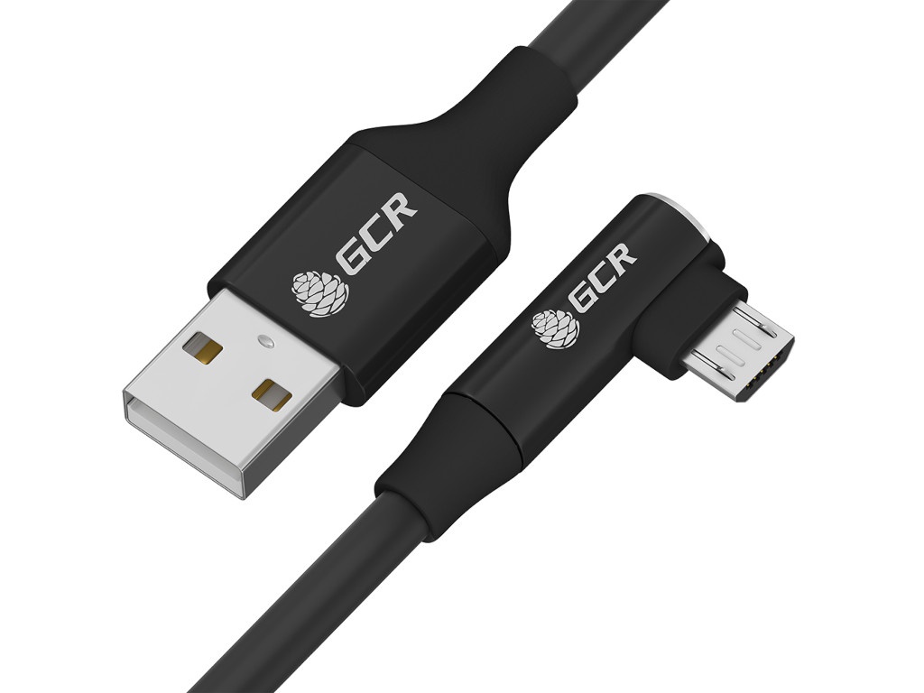 

Аксессуар GCR Premium USB 2.0 AM - MicroB 70cm Black GCR-53433, Черный, GCR-53433