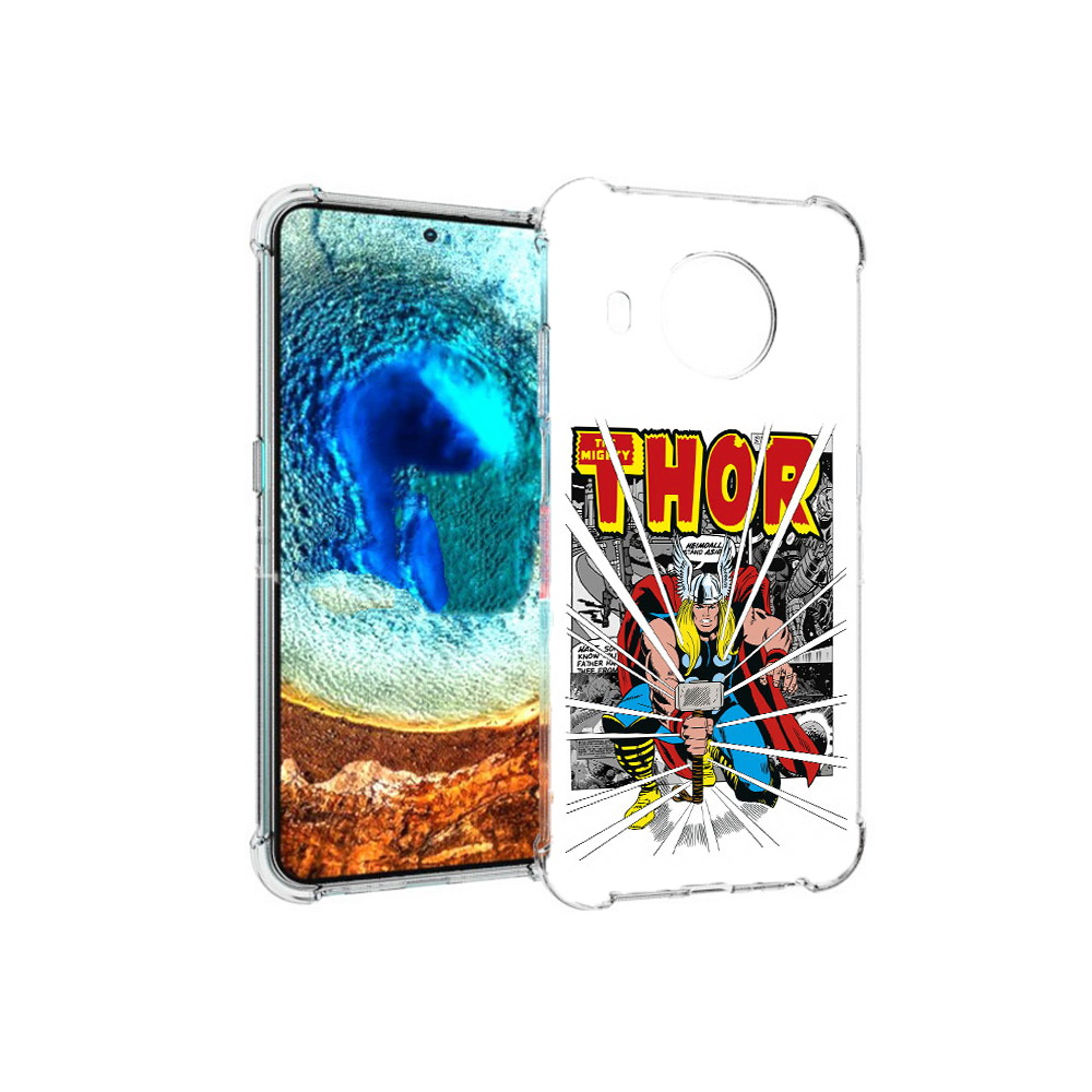 

Чехол MyPads Tocco для Nokia X20 тор рисунок (PT159436.101.647), Прозрачный, Tocco