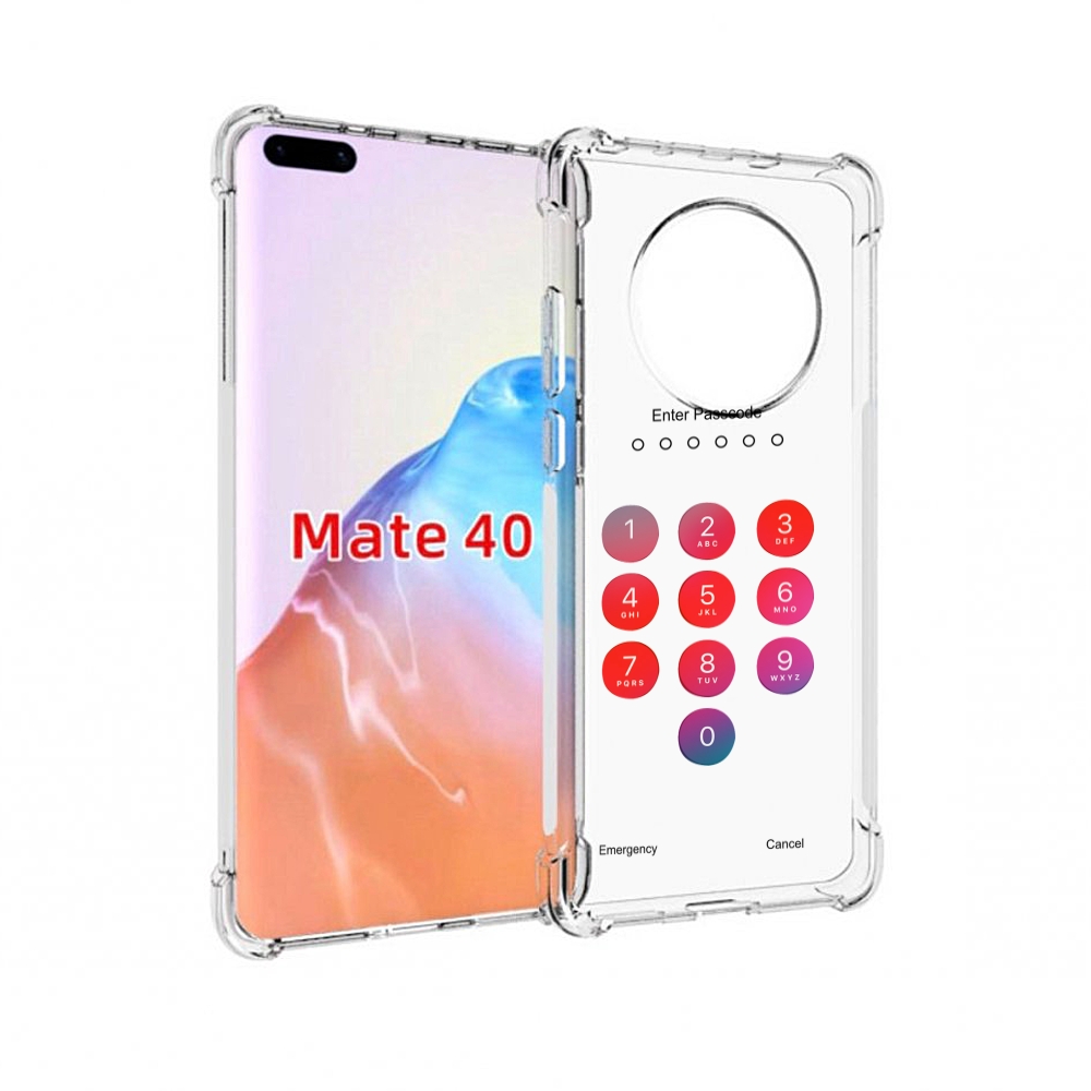 

Чехол MyPads Tocco для Huawei Mate 40 введите-пароль, Прозрачный, Tocco