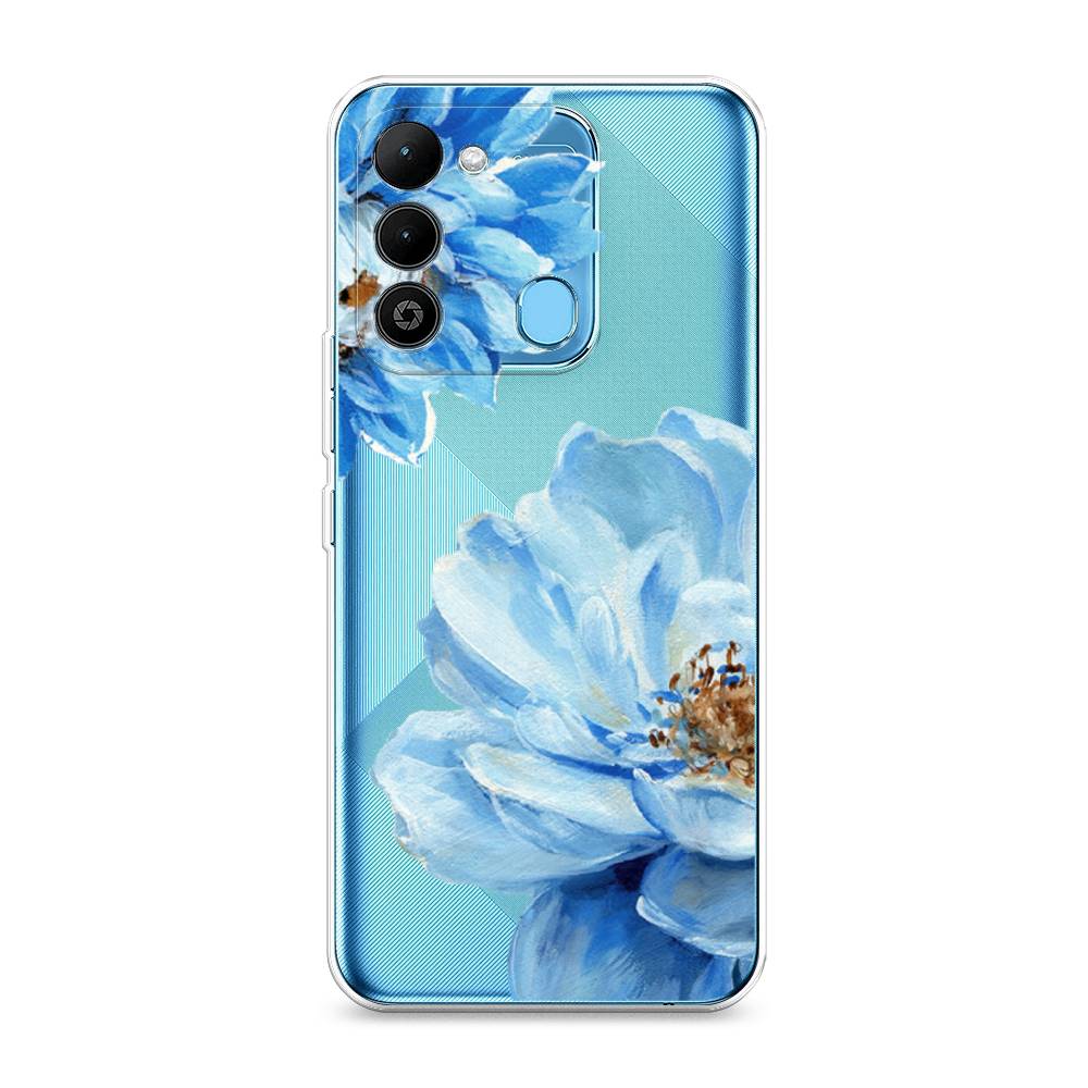 

Чехол Awog на Tecno Spark 9 / Техно Спарк 9 "Голубые клематисы", Голубой, 302850-8