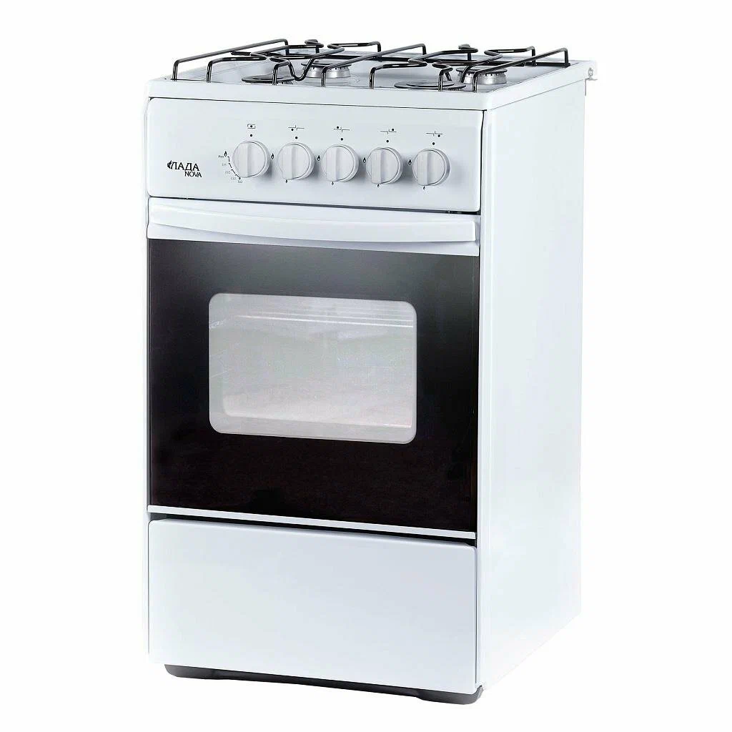 

Газовая плита Лада Nova RG 24042-W белый, RG 24042-W