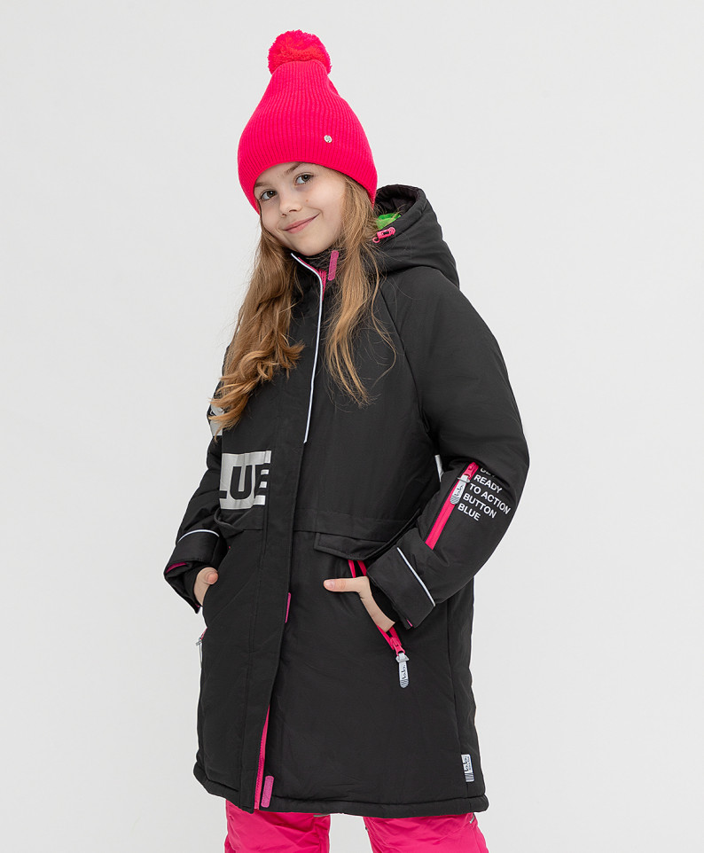 

Полупальто зимнее Button Blue 221BBGA46010800 цв. черный р. 128, 221BBGA46010800