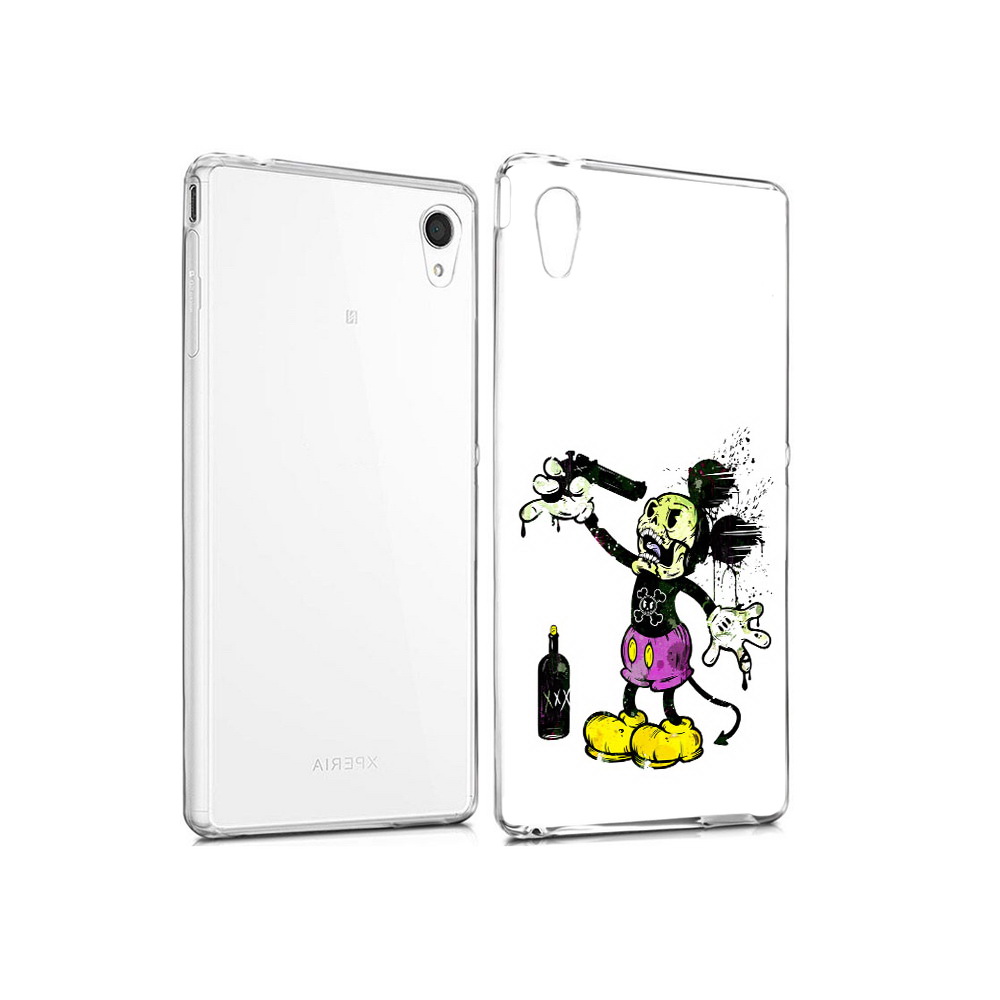 

Чехол MyPads Tocco для Sony Xperia M4 Aqua Драг Микки (PT41841.249.73), Прозрачный, Tocco