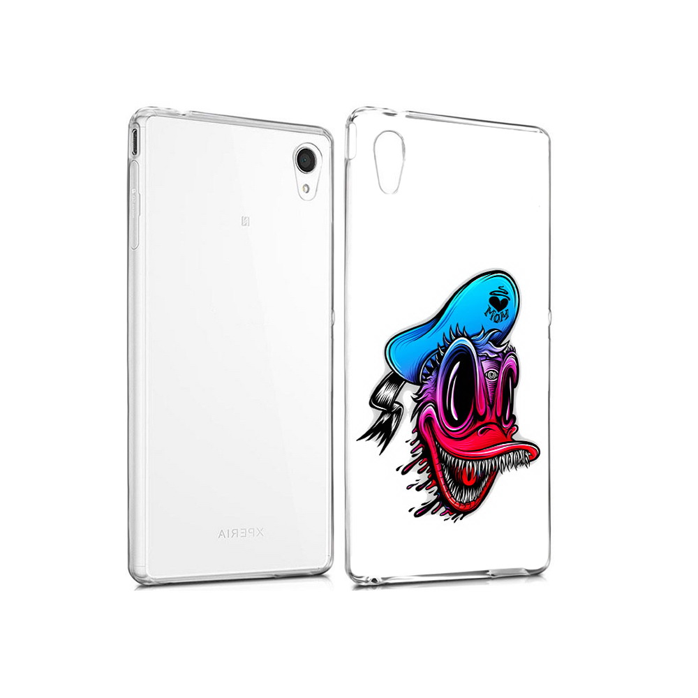 

Чехол MyPads Tocco для Sony Xperia M4 Aqua Дональд (PT41841.249.71), Прозрачный, Tocco