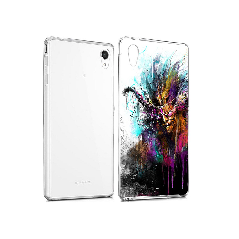 

Чехол MyPads Tocco для Sony Xperia M4 Aqua яркий дьявол (PT41841.249.709), Прозрачный, Tocco