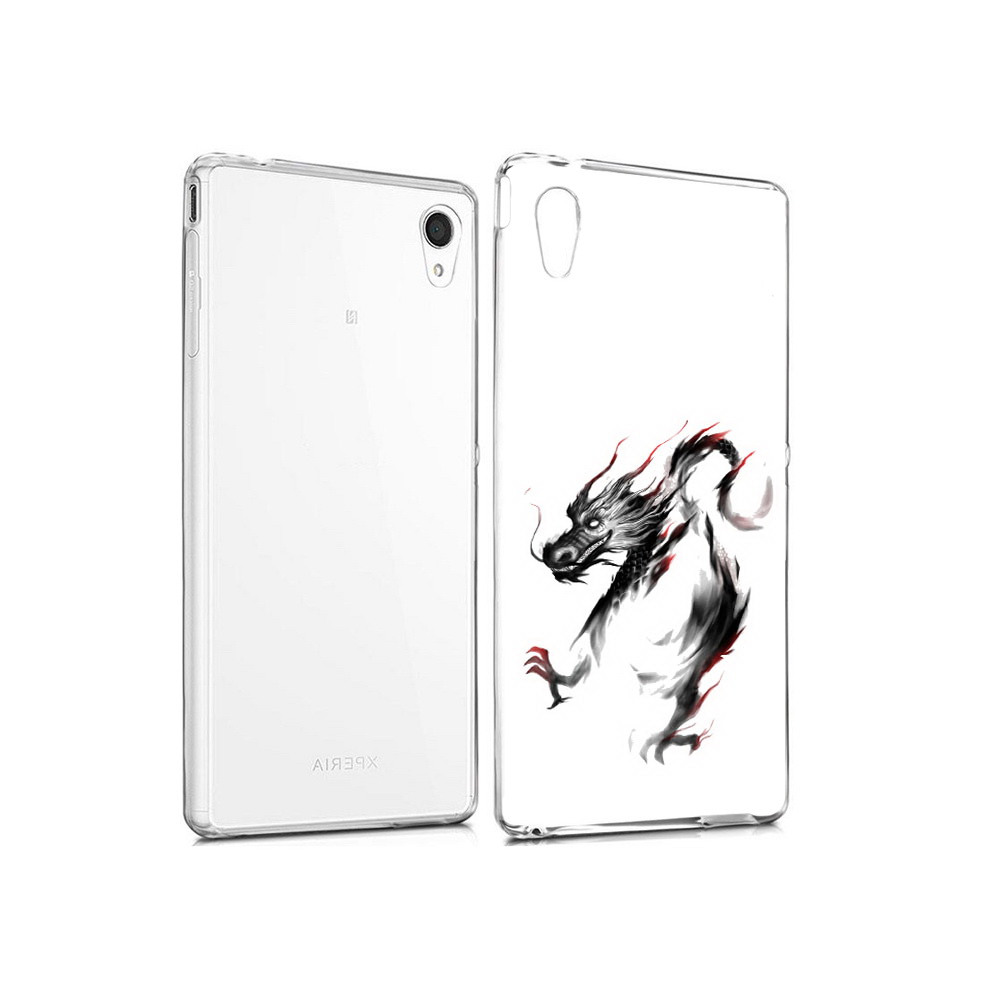 

Чехол MyPads Tocco для Sony Xperia M4 Aqua черный дракон (PT41841.249.690), Прозрачный, Tocco