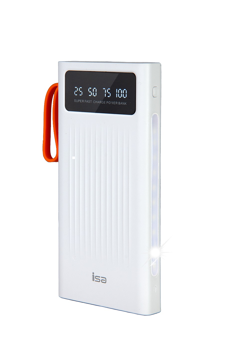 

Внешний аккумулятор ISA PB-011 10000 mAh белый (IS112200)