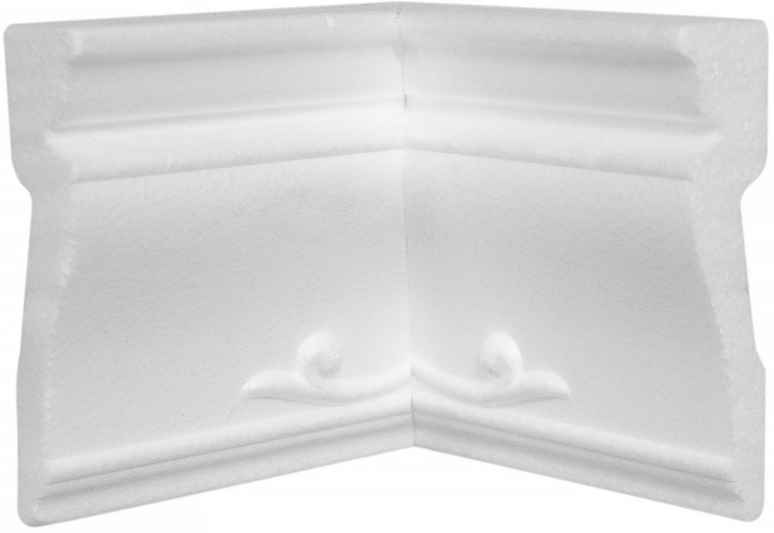 

Угол к потолочному плинтусу GLANZEPOL GP-65 68 мм 4 шт