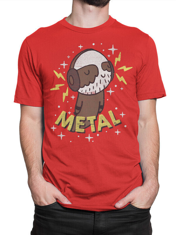 

Футболка мужская Dream Shirts Metal MET-4860352 красная L, Metal MET-4860352