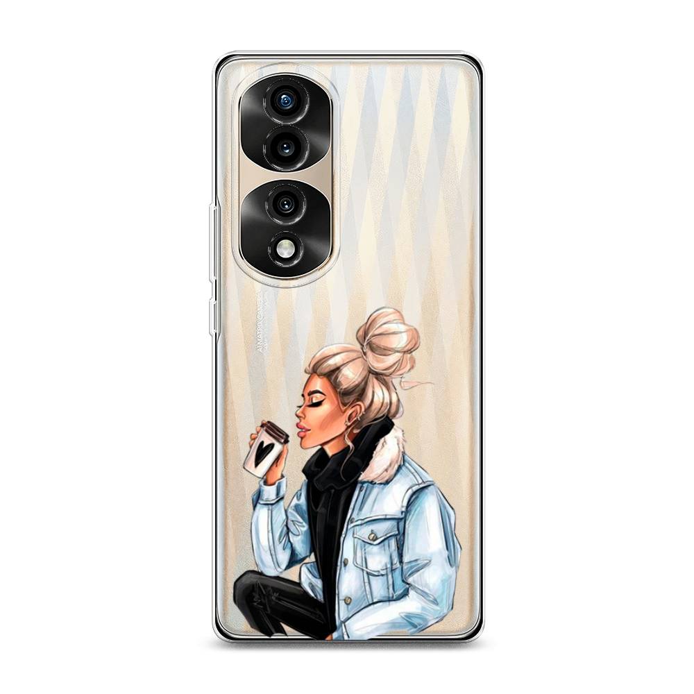 

Силиконовый чехол "Cute girl" на Honor 70 Pro, 6108350-7