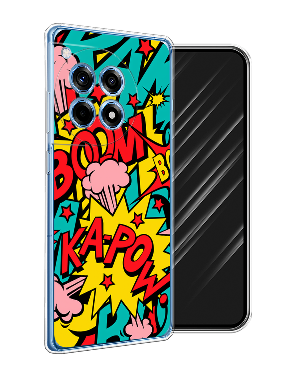 

Чехол Awog на OnePlus 12R "Постер pop art", Бирюзовый;желтый;красный, 154650-1